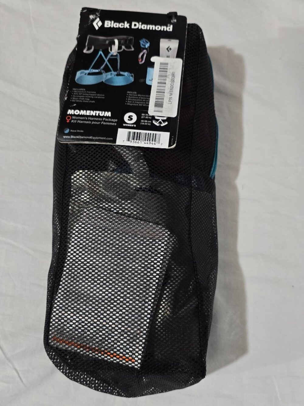 NEW - Black Diamond Women's MOMENTUM Harness Package - S*
